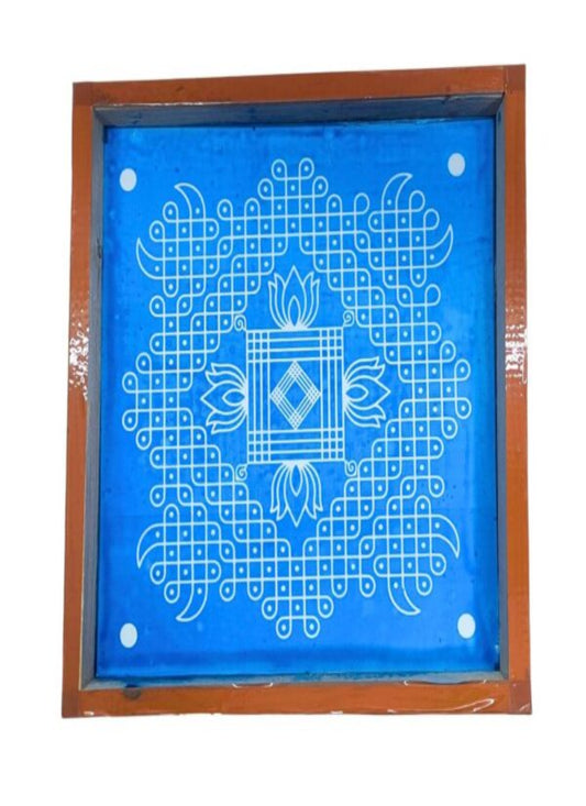 Kambi Kolam Rangoli Stencils 10x10 Model 3