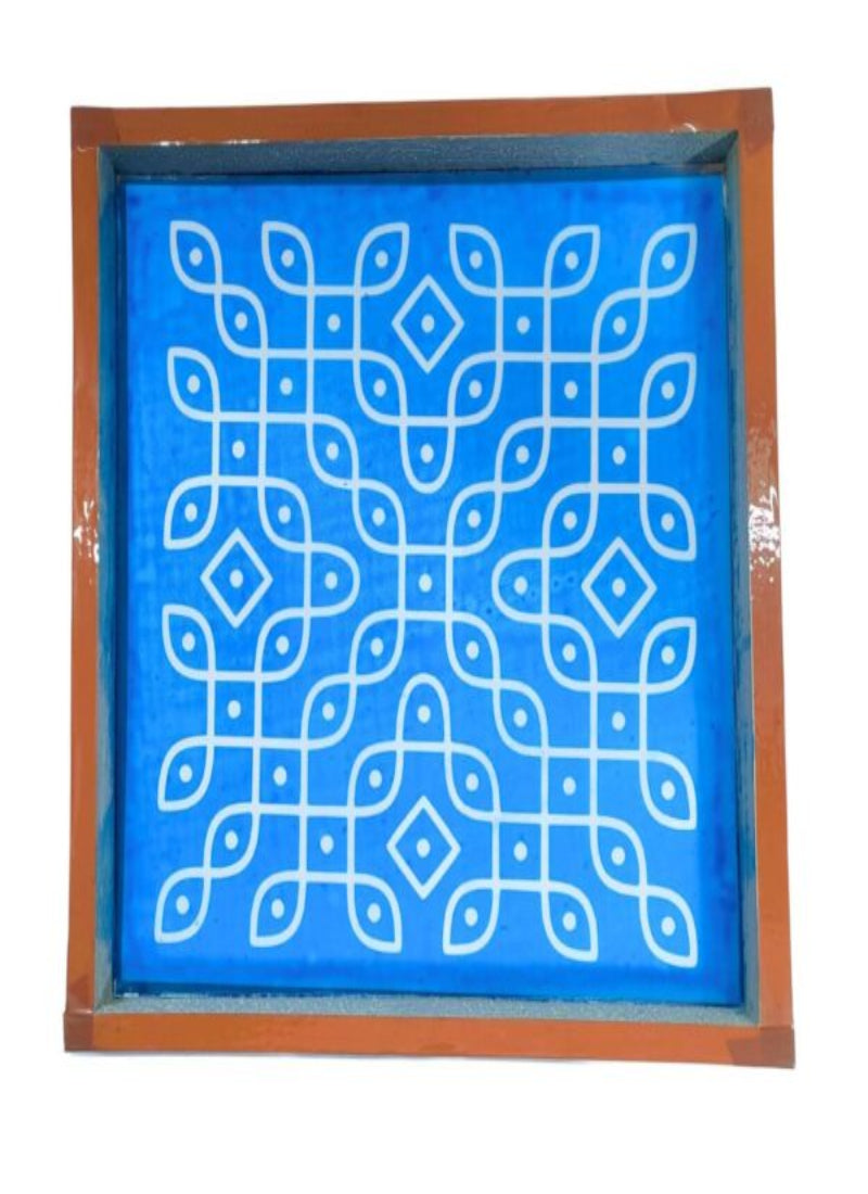 Kambi Kolam Rangoli Stencils 10x10 Model 2