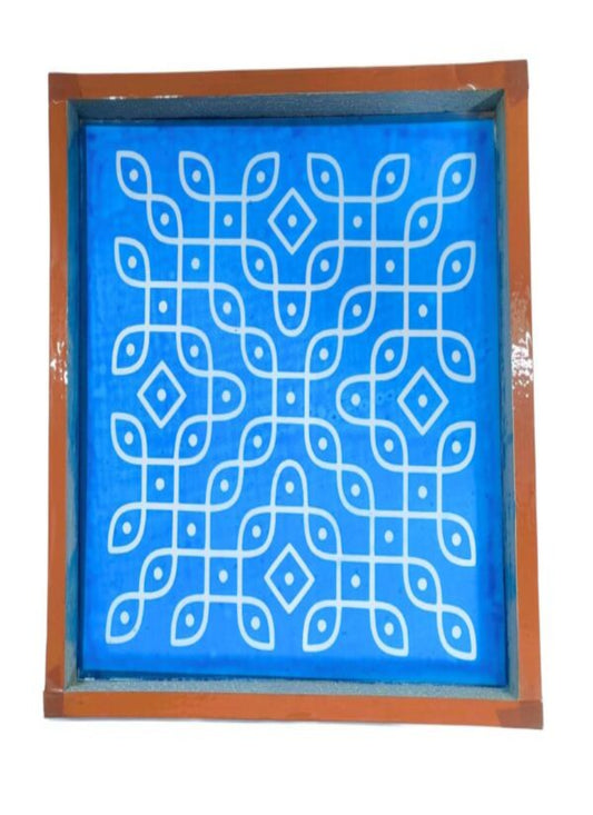 Kambi Kolam Rangoli Stencils 10x10 Model 2