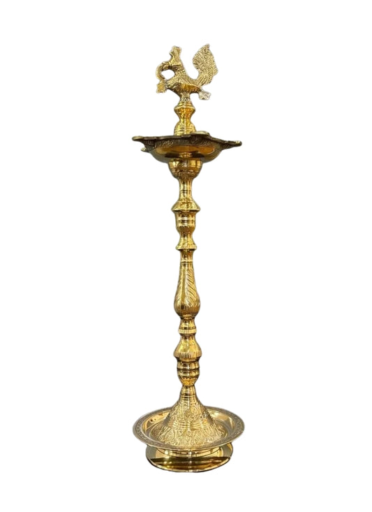Brass Kuthu Vilakku / Peacock Samai Diya