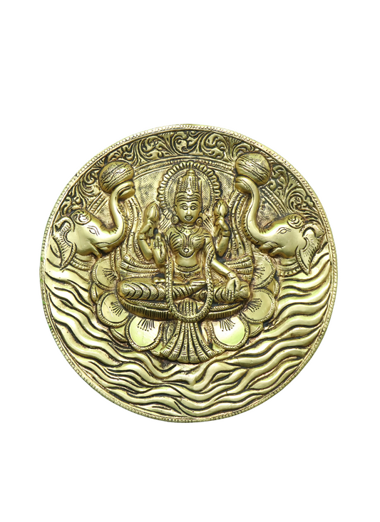 Brass Laxmi Wall Hanging