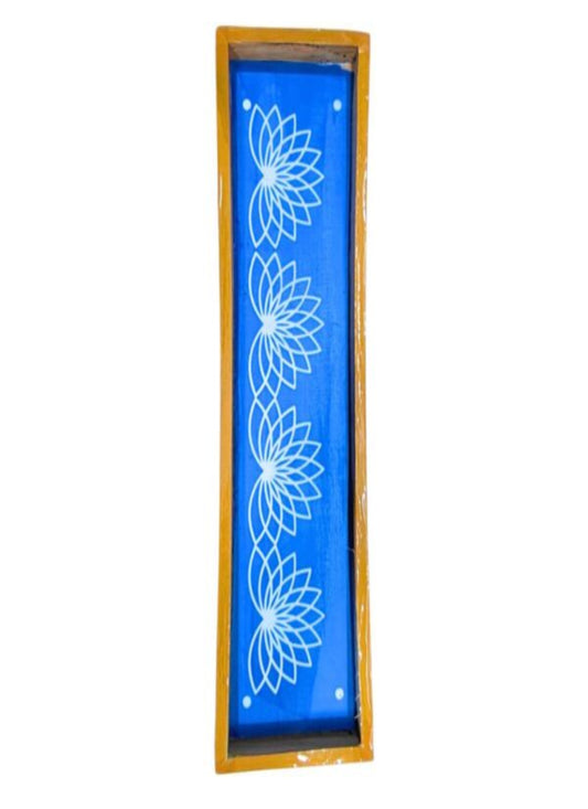 Lotus Padmam Border Rangoli Stencils 17x5