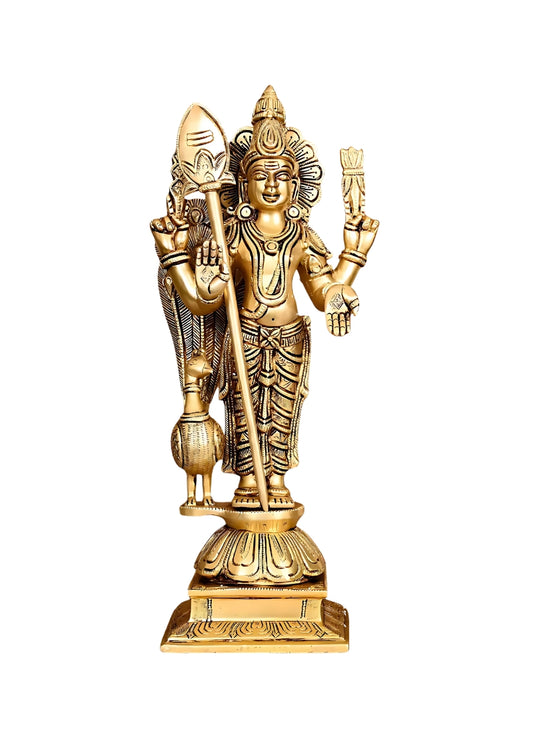 Brass Murugan Kartikeya