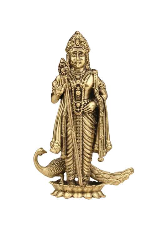 Brass Murugan Standing 2.5*1.5*4"