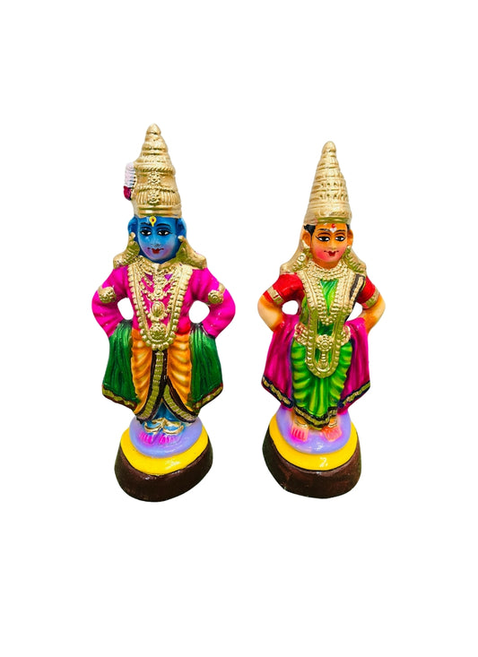 Pandurangan Rukmini Golu Doll – Handcrafted Navaratri Bommai