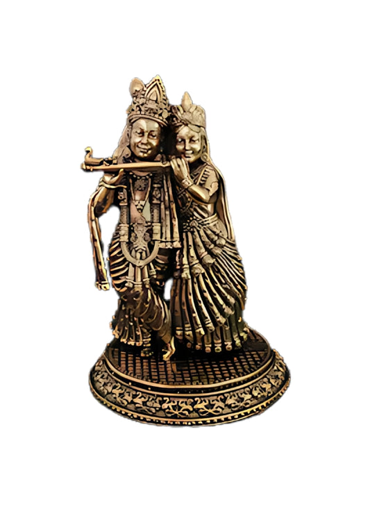 Brass Radha Krishna 2.5*2*3"