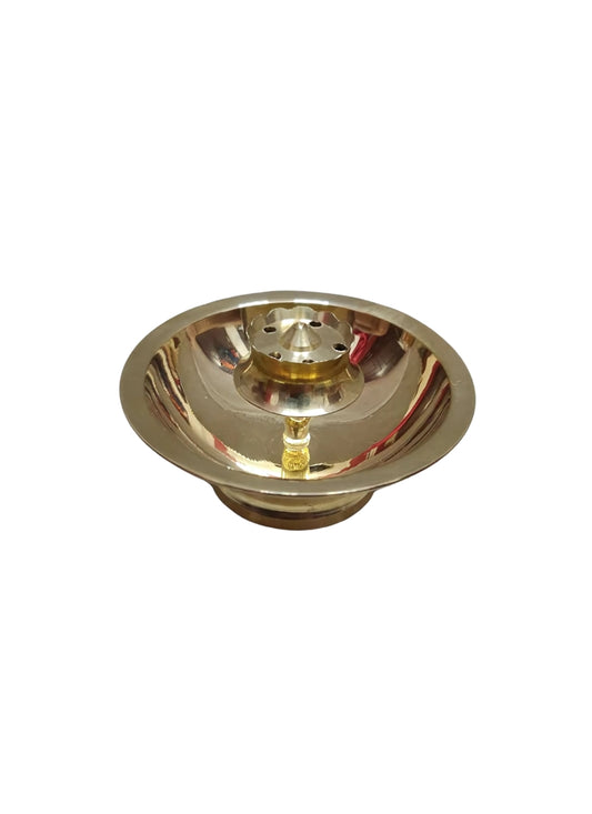 Brass Agardan Pyali – Fancy Model No.3 Incense Holder for Pooja