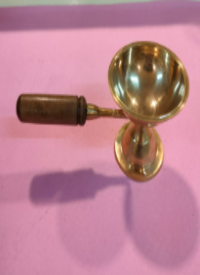 brass camphor holder