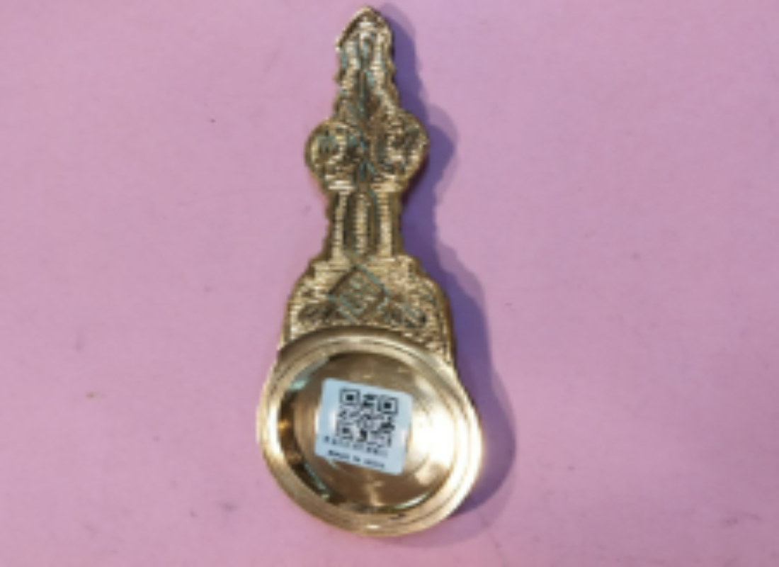 Brass Aarti Spoon Lamp 6.2 length
