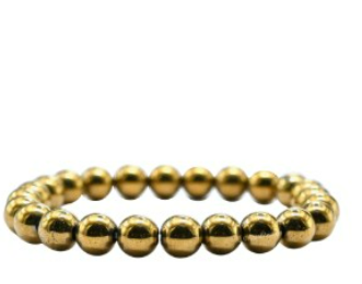 GOLDEN HEMATITE BRACLET