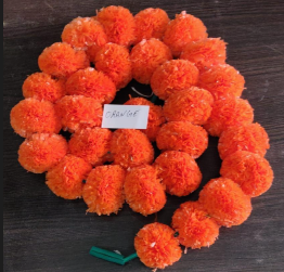 Marigold String 4ft Yellow & Orange