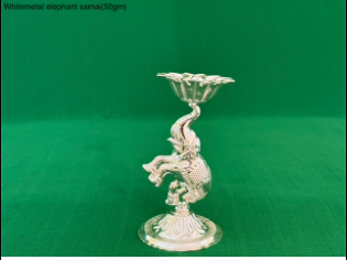 German silver WHITEMETAL ELEPHANT SAMAI(50GM)