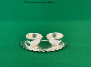 German silver WM KARUNA PLATE (65GM)