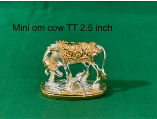 silver coated MINI OM COW TT