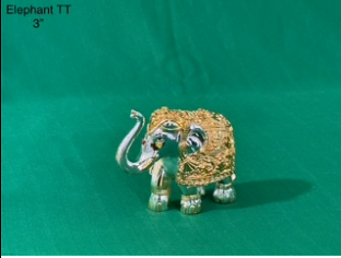 silver coated ELEPHANT 3" TT