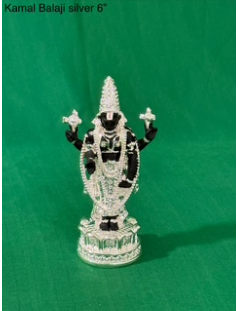 silver coated KAMAL BALAJI SILVER 6"