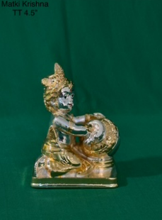 silver coated MATKI KRISHNA  TT