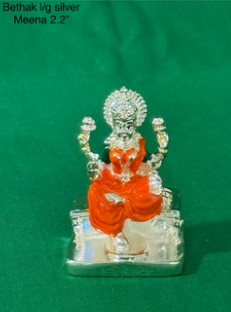 silver coated BETHAK L/G SILVER MEENA