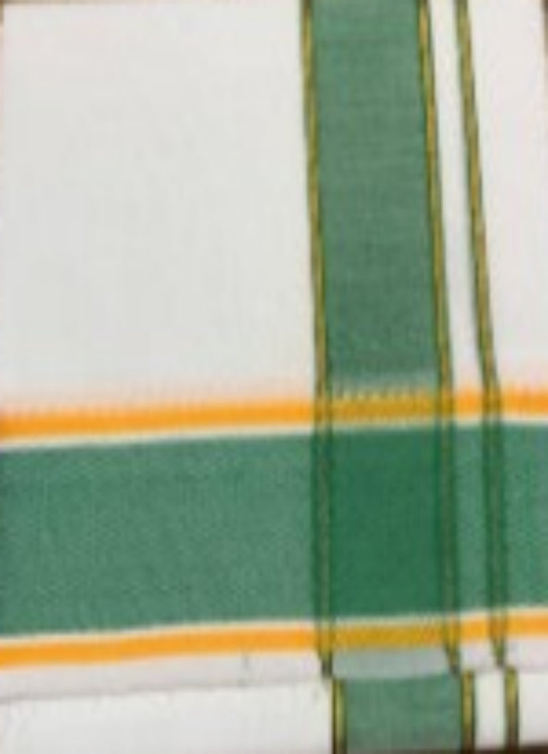 Dhoti 10x6 Green Border