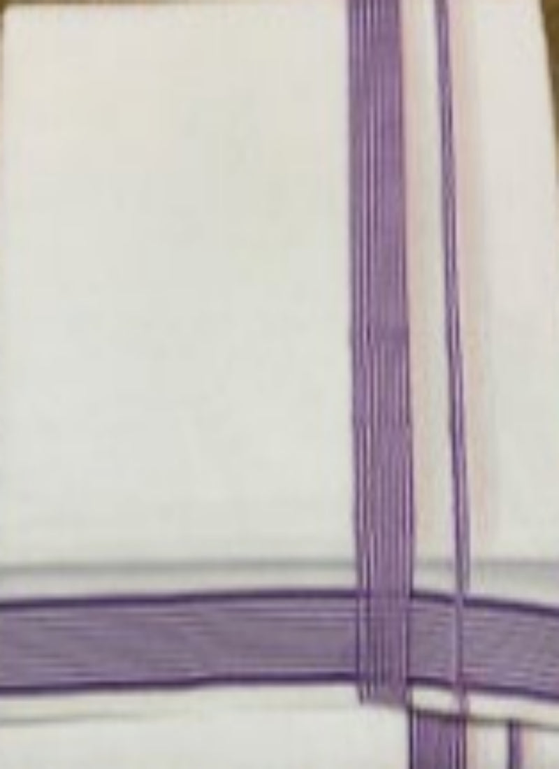 Dhoti 10x6 Violet Border