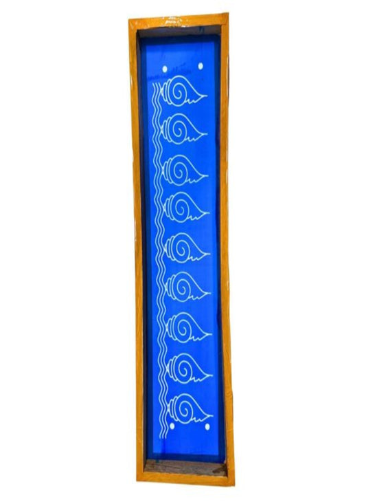 Shankh Toran Border Rangoli Stencils 9x5