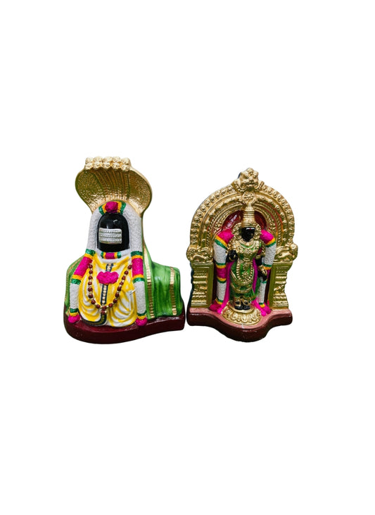 Shivan Parvathi Golu Doll – Handcrafted Clay Idol of Lord Shiva & Goddess Parvati