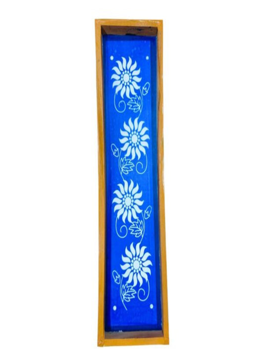 Sun Flower Border Rangoli Stencils 17x5