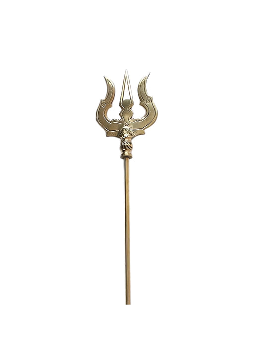 Brass Trishul 12"