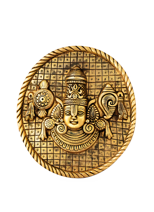 Brass Thirupati Balaji Wall Hanging