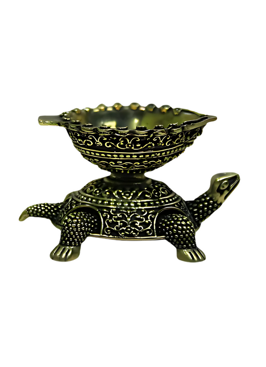 Brass Tortoise Diya (UTS) 2.5*1.5*1.5"
