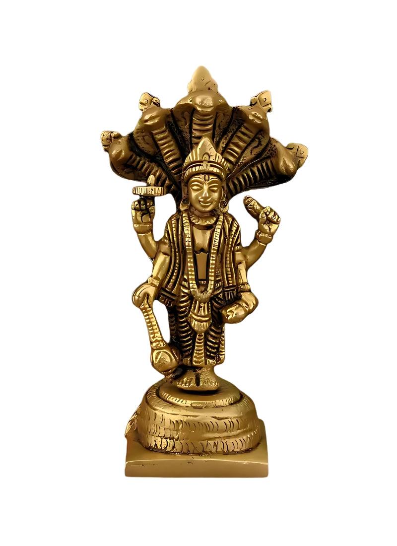 Brass Vishnu