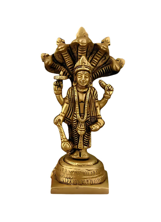 Brass Vishnu