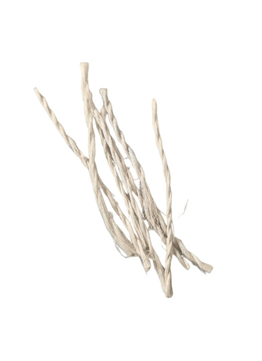 White Crown Fiber Wicks