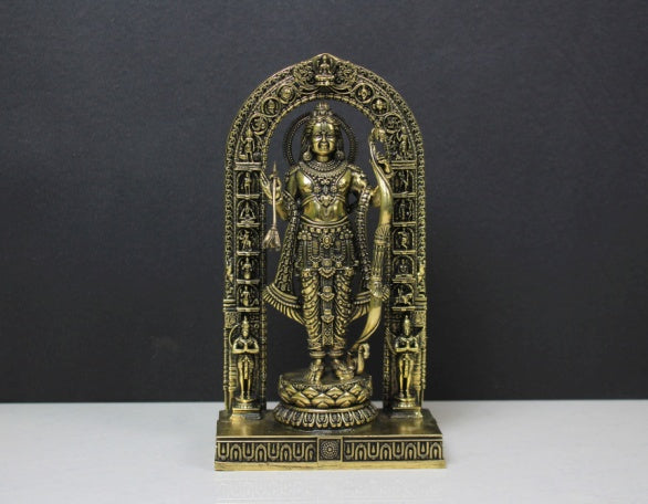 BRASS ARCH RAM LALA STATUE (UJTJ) 4.5*2*7.5