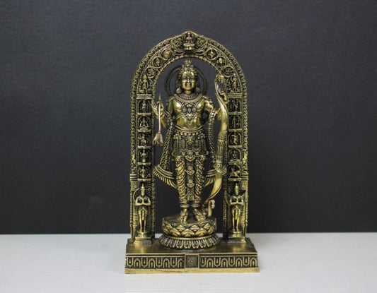 BRASS ARCH RAM LALA STATUE (UJTJ) 4.5*2*7.5