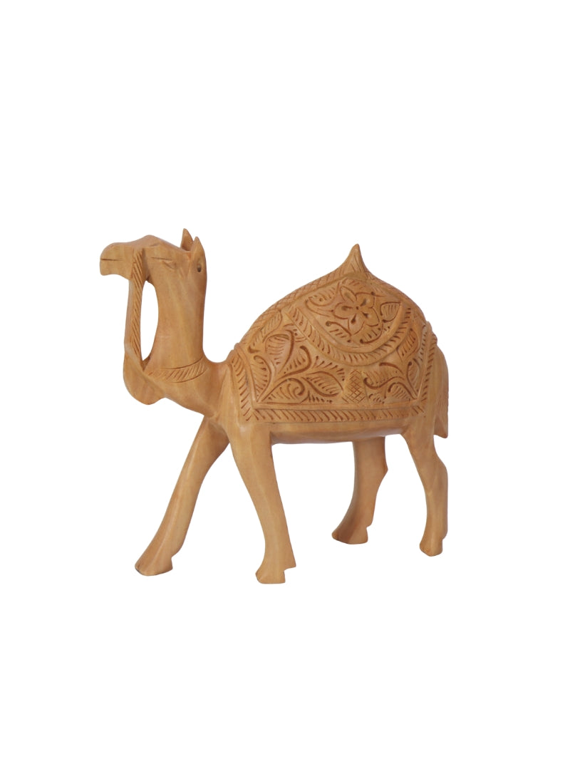 Wood Carbing Camel 4"