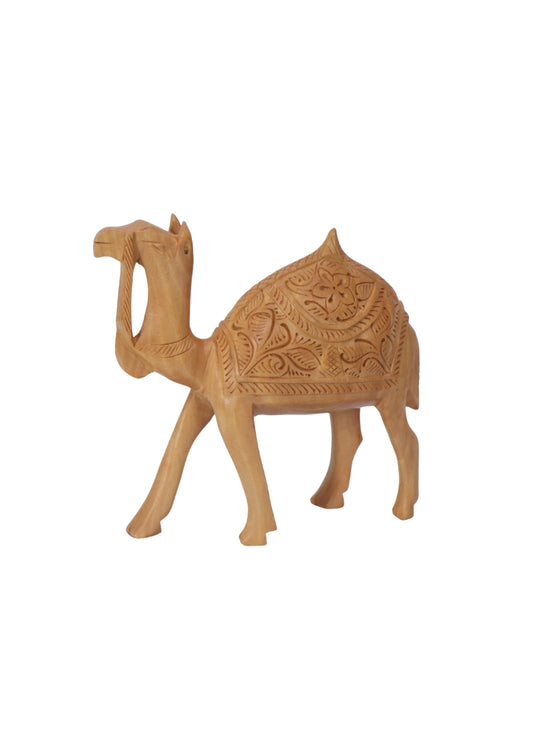 Wood Carbing Camel 4"