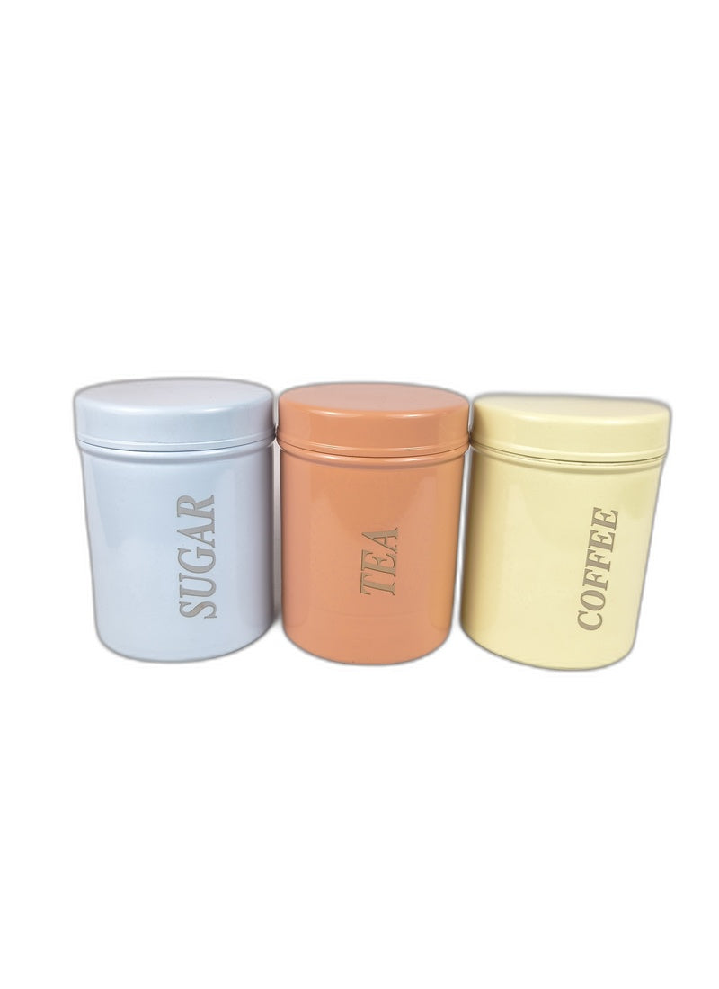 Colored Storage Container 3 Pcs – 750ml Airtight Kitchen Containers
