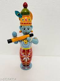 ETIKOPPAKA  STANDING SRI KRISHNA  SMALL COLOUR