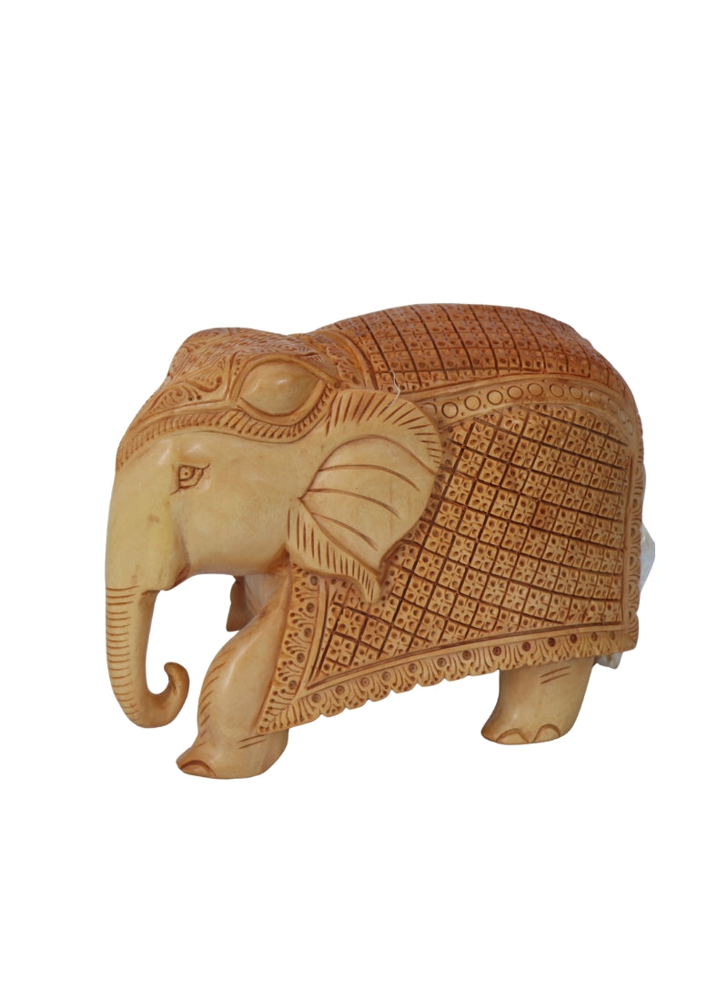 Wood  Carbing Elephant Fixc TD 5"