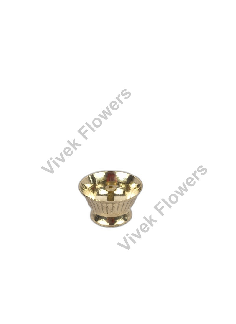 Handcrafted Brass Puja Diya – Traditional Oil Lamp for Sacred Illumination