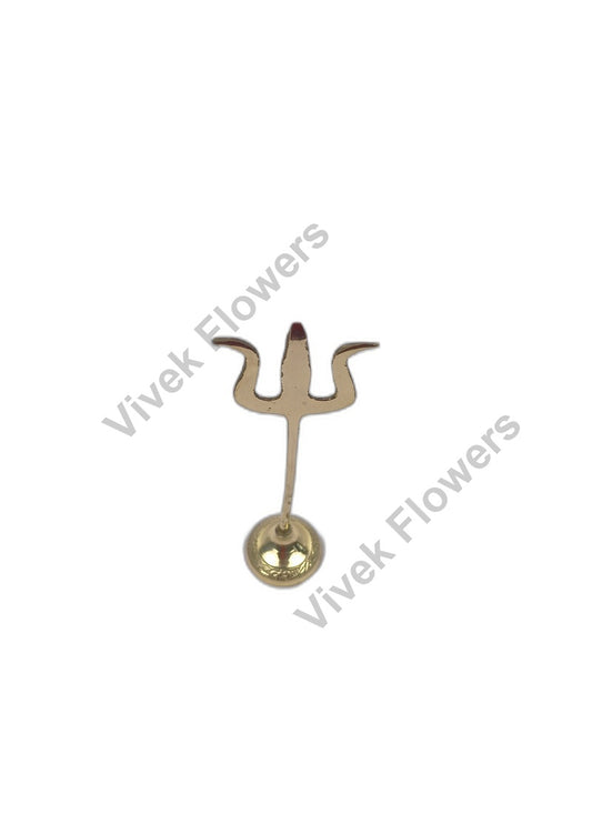 Handcrafted Brass Trishul – Sacred Lord Shiva Trident for Puja & Spiritual Protection