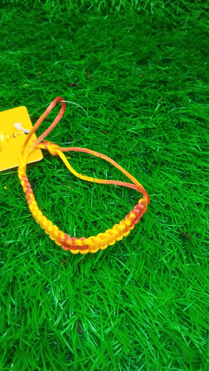 YELLOW AND RED FANCY WRIST