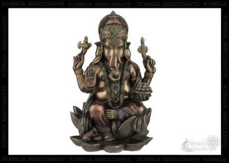 Copper Finish Kamal Ganesha (STJZ)