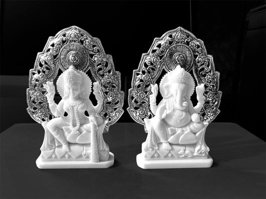 CULTURE MARBLE LAXMI WITH ARCH (TRZ)