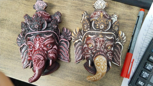 RESIN GANESH MASK ETCHING (RJZ)