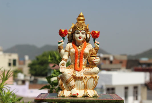 LAXMI RECTANGLE LOTUS FINE PAINTED (UZZZ)