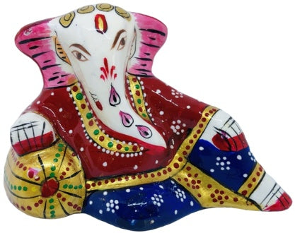 METAL SLEEPING GANESHA ENAMEL