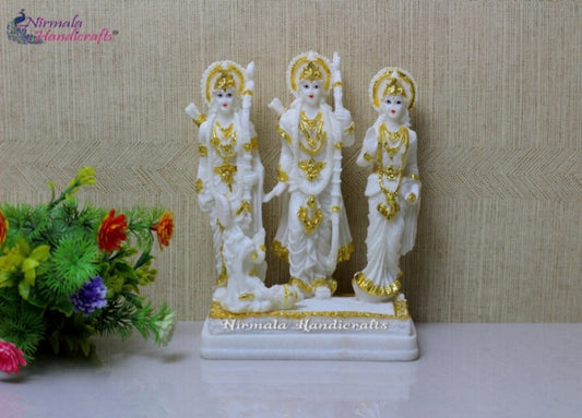 PR WHITE GOLD FINISH RAM DARBAR (SZAJ)