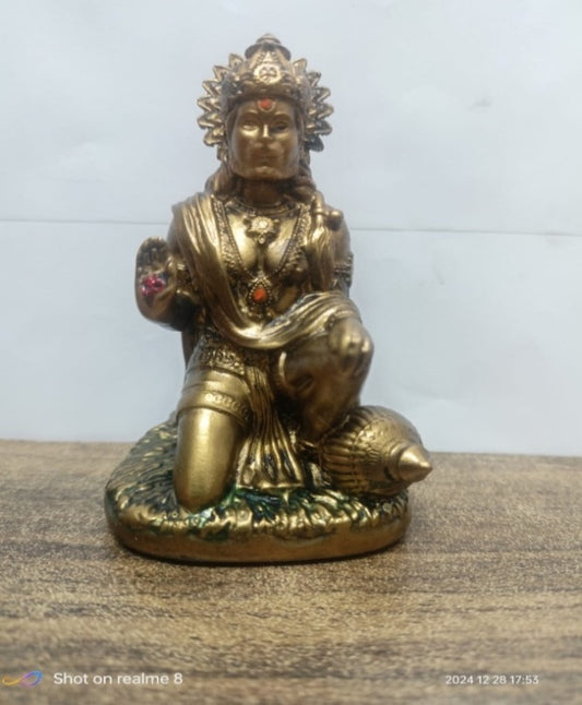 RESIN BRASS FINISH HANUMAN (UTZ)